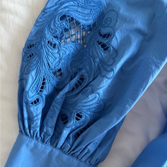 Maje Blue Dress with embroidery - Picture 3 of 5